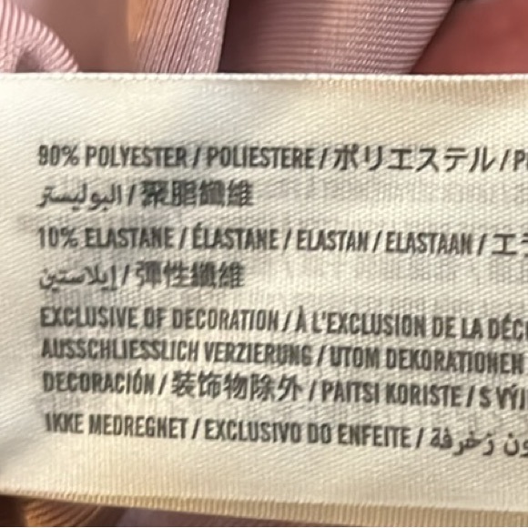 Abercrombie & Fitch, U-Neckline, Coral Pink, Cap Sleeves Top, Size XL - Picture 7 of 8